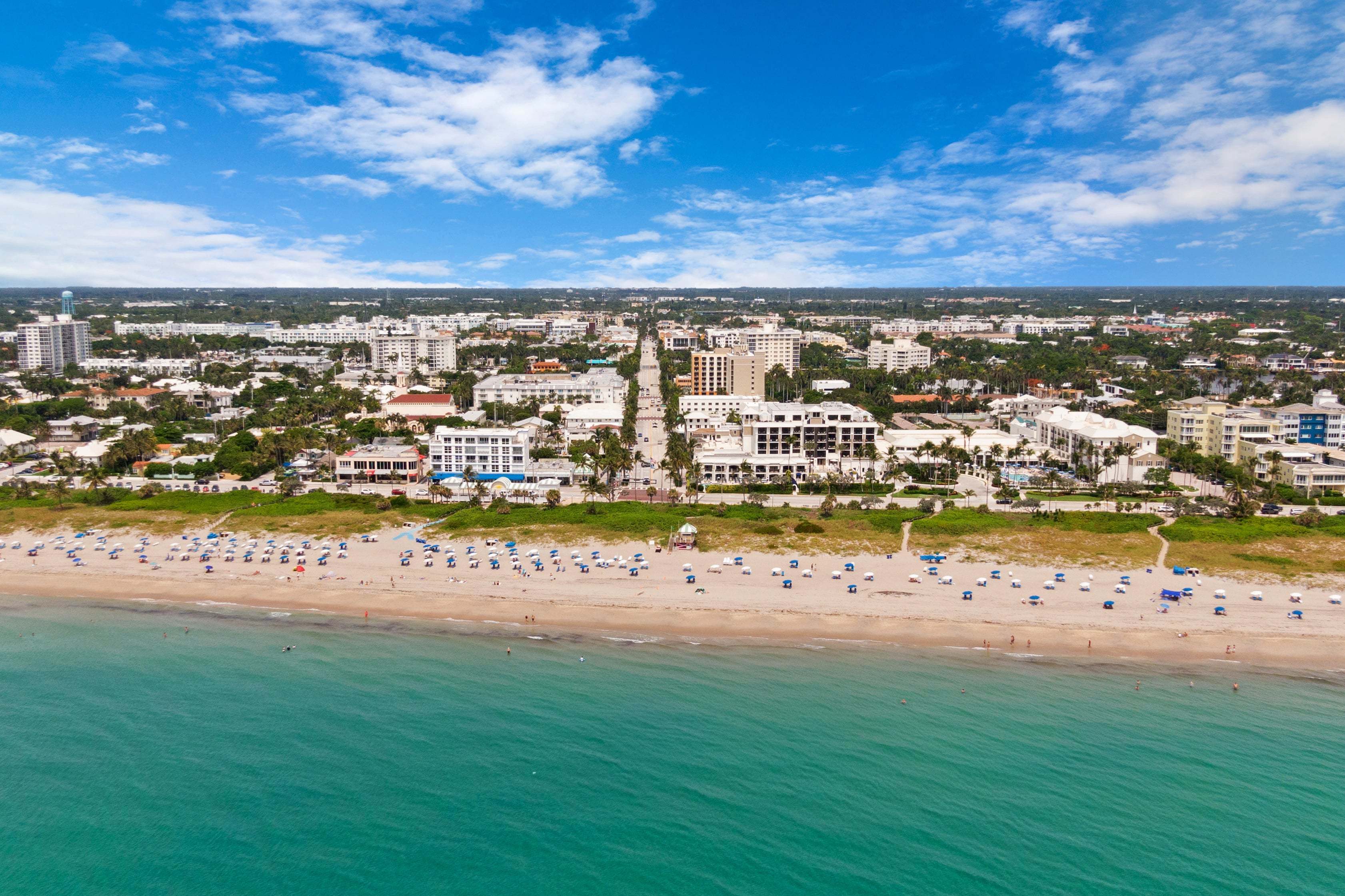 delray beach arial view
